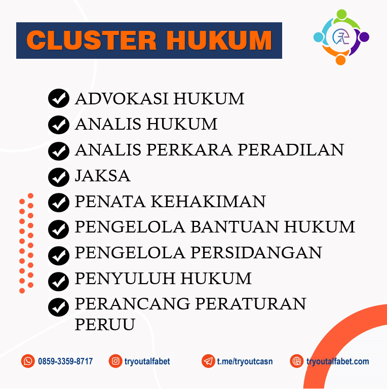 Cluster Hukum & Peradilan